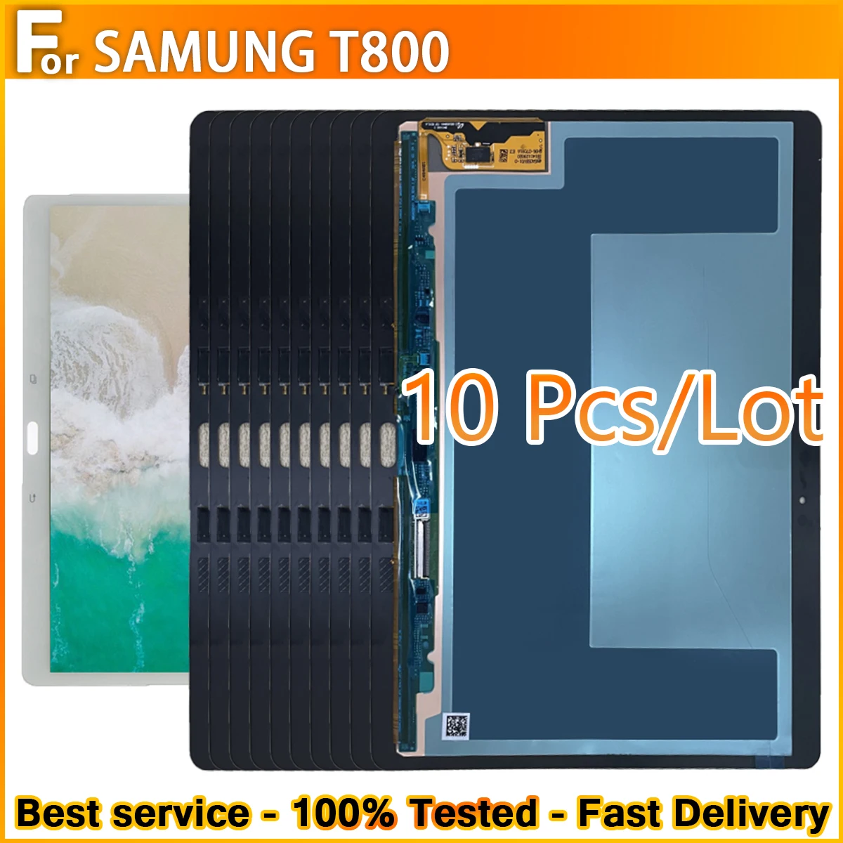 10pcs/original Lcd Replacement For Samsung Galaxy Tab S T800 T805 Sm
