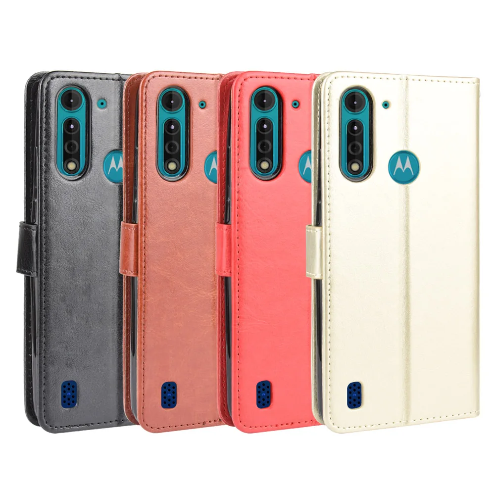 Luxury PU Leather Flip Case - Premium Protection for Motorola Moto G8 Power Lite
