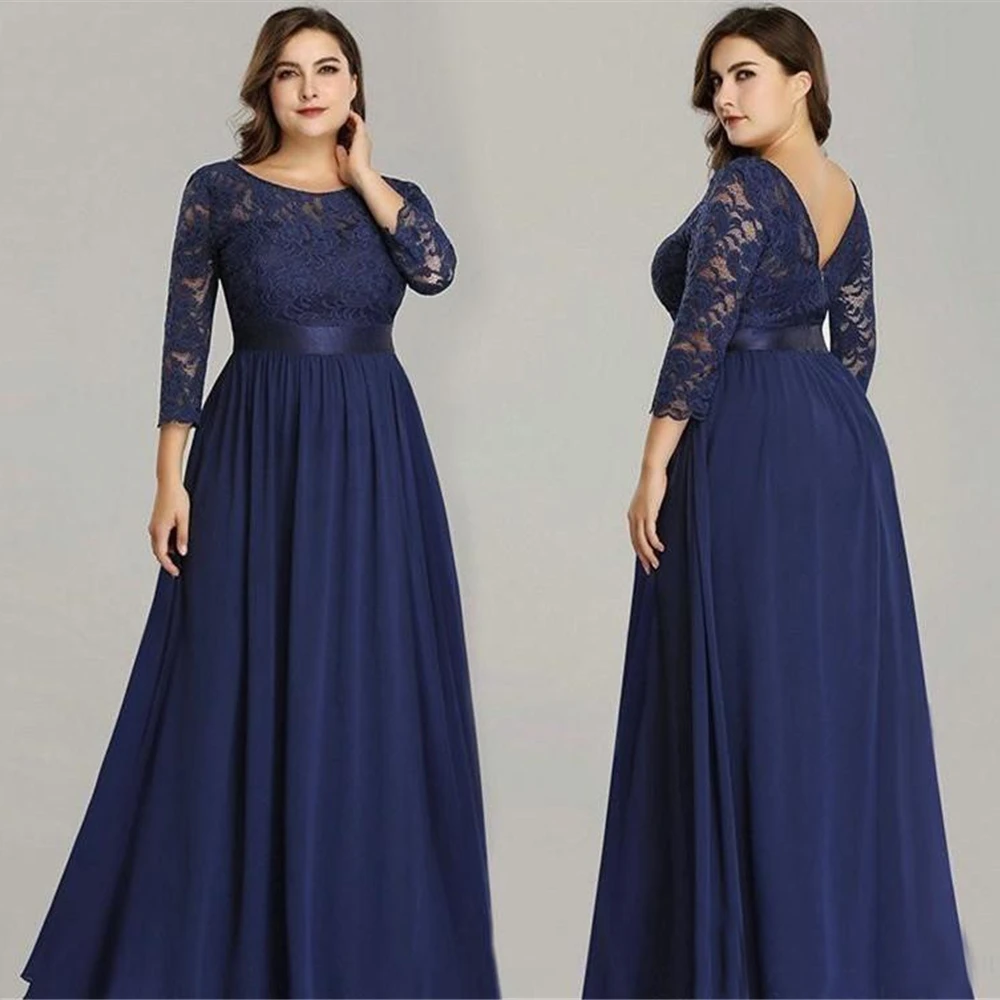 

С длинными рукавами нажатием одной линии с низким вырезом на спине ковш платье для балла с floorto шифон бальный наряд с плюшем; Кружевное платье в пол, Новинка