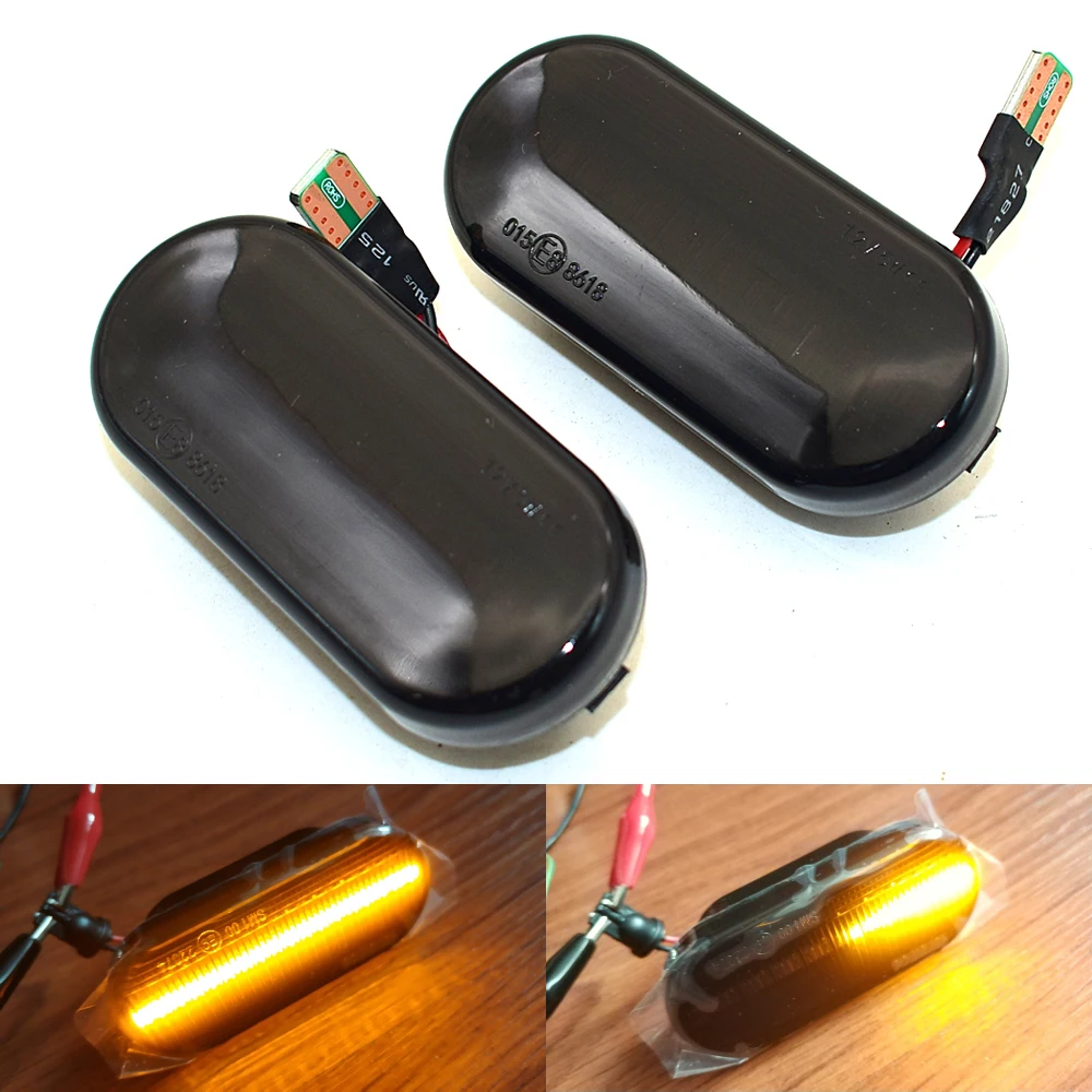 

2 Pieces Led Dynamic Side Marker Turn Signal Light Sequential Blinker Light For Volkswagen Vw Bora Golf 3 4 Passat 3bg Polo Sb6