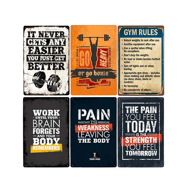 Gym WORD CLOUD Motivational Workout GYM FITNESS METAL SIGN PLAQUE Poster Gym WORD CLOUD Motivational Workout GYM FITNESS METAL SIGN PLAQUE Poster