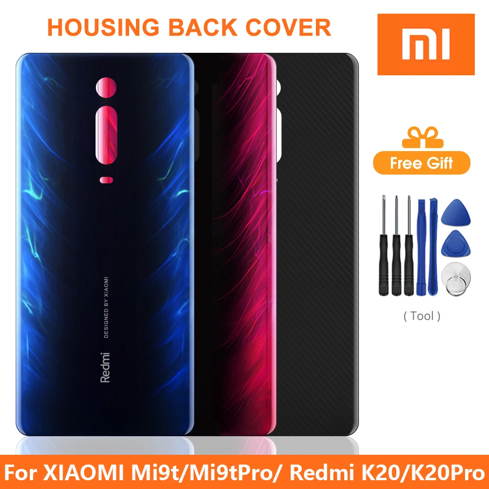 Крышка батарейного отсека для Redmi K20 K20Pro Задняя стеклянная дверь чехол Xiaomi Mi9t Pro