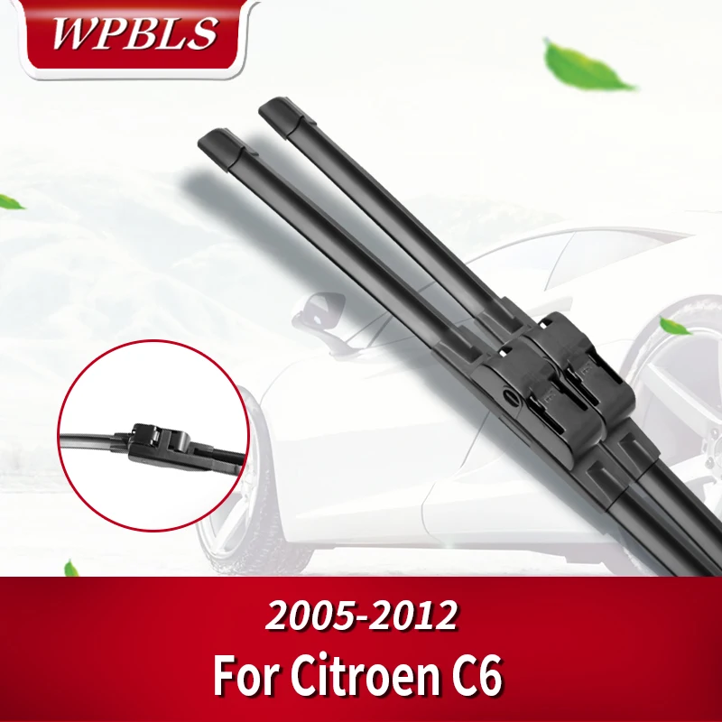 WPBLS стеклоочистителей для Citroen C6 Fit боковые штыревые рукоятки 2005 2006 2007 2008 2009 2010 2011 2012 2013