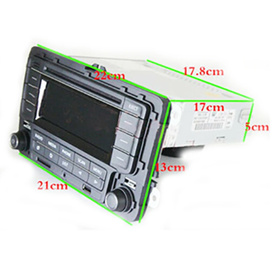 Авторадио RCN210 + CANBUS Kabel Bluetooth CD USB AUX SD для Volkswagen GOLF PASSAT TOURAN POLO TIGUAN CADDY EOS CC|CD-плеер