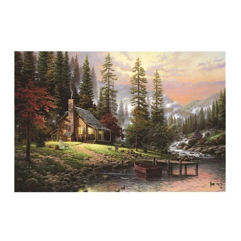 High Definition Oil Painting Prints on Canvas Frameless Wall Art Paintings Picture for Living Room Bedroom Home Decoration (Land |