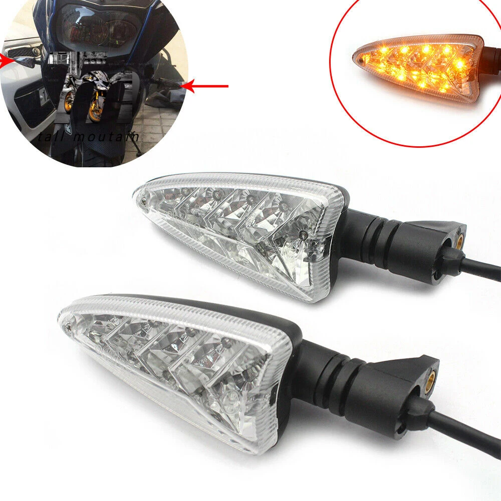 

For Triumph Tiger 800/XC, Tiger 1050, Daytona 675/R Motocycle Accessories Front/Rear Turn Signal Light Indicator Lamp Clear