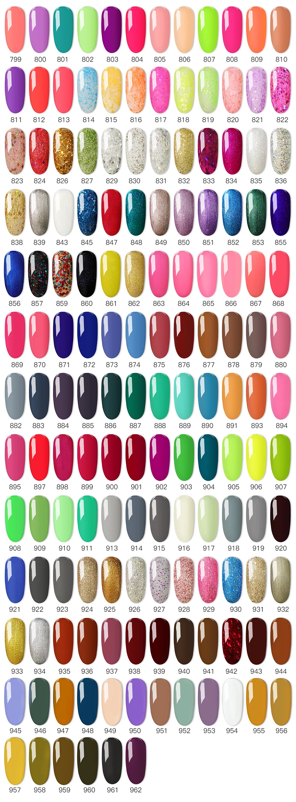 СВЕТОДИОДНЫЙ УФ-лак для ногтей(22 цвета+ 1 основа+ 1 верх), удаляемый Гель-лак для ногтей