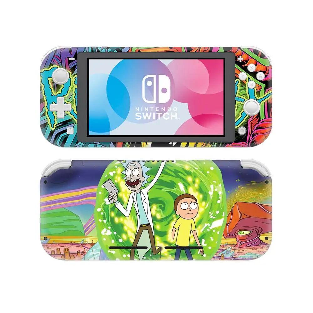 Rick and Morty nintendo switch Lite наклейки pegatinas NAND switch Lite виниловые наклейки на кожу Adesivos для nintendo Switch Lite