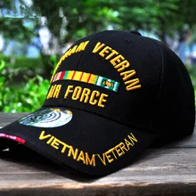 Новинка vietnam Veteran бейсбольная Кепка с вышивкой для мужчин и женщин хлопок Шляпы Уличная мода тени кепки Регулируемый тактический головной убор