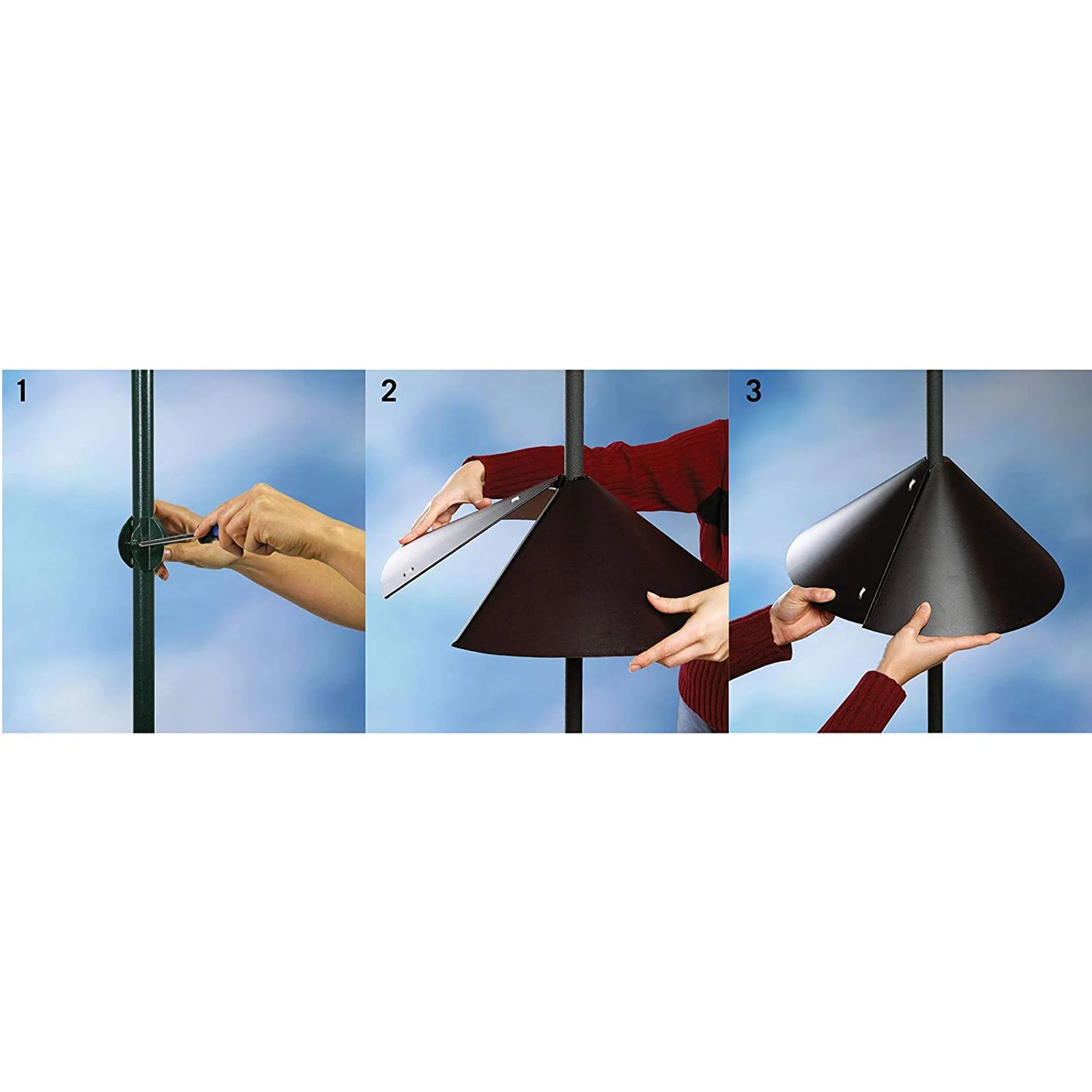 Bird Feeder Bezel Circular Wall Protection Universal Wild Outdoor Hanging Wrap Squirrel Baffle Protective Cover
