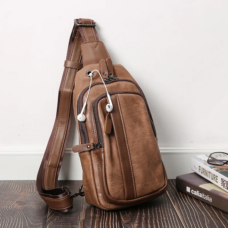 

Style men's bag, Korean style, small bag, backpack, casual, single-shoulder bag, men's diagonal cross-bag.