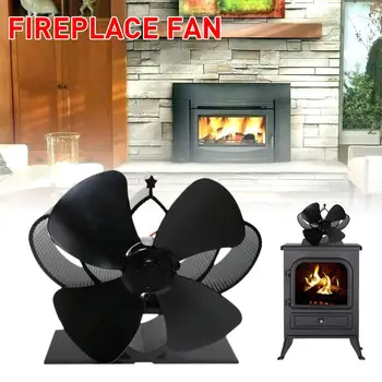 

Heat Powered Stove Fan Designed 5 Blades Heat Powered Stove Fan For Wood/Log Burner/Fireplace - Eco Friendly Mini #CW