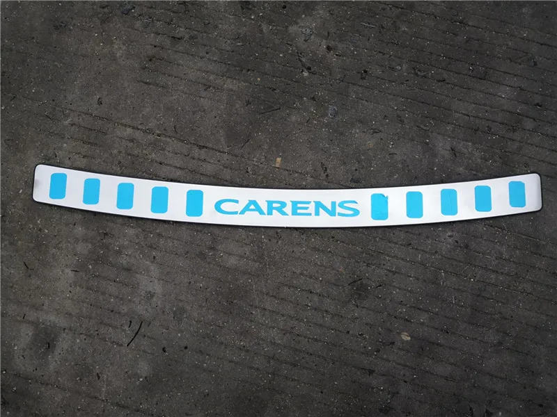 Нержавеющая Сталь автомобильный Задний бампер протектор порога для kia carens 2013- автомобиль-Стайлинг