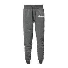 Новые мужские спортивные штаны Marshall осень-зима, мужские спортивные штаны для фитнеса, упражнения для брюк, мужские брюки с логотипом Amps