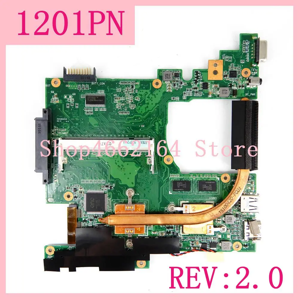 Материнская плата 1201PN для ASUS EPC 1201PN REV: 2,0 Материнская плата ноутбука 1201PN материнская плата для ноутбука 1201PN материнская плата протестирована неповрежденной
