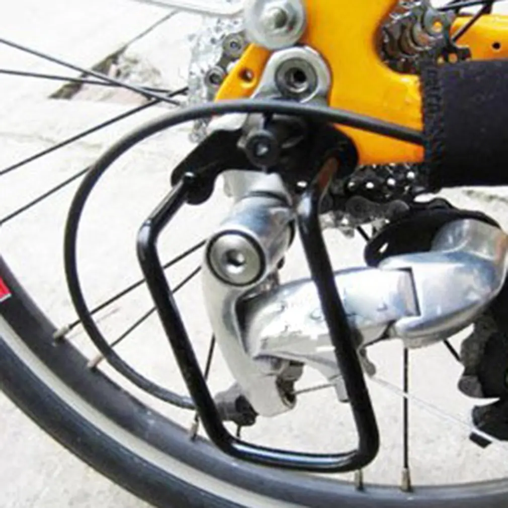 

Bicycle Rear Derailleur Hanger Chain Gear Guard Protector Cover Mountain Bike Cycling Transmission Protection Iron Frame