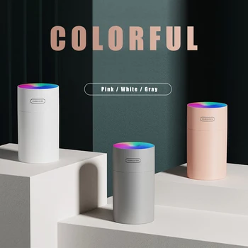 

Ultrasonic Mini Air Humidifier 270ML Aroma Essential Oil Diffuser for Home Car USB Fogger Mist Maker with LED Night Lamp 2020