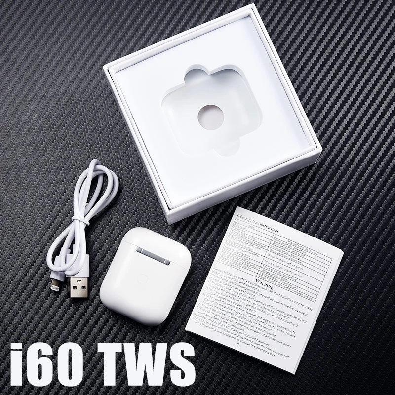 Всплывающее окно i60 tws Bluetooth наушники мини беспроводные заряжаемые наушники PK i10 i30 i500 i200 tws Bluetooth 5,0 стерео бас