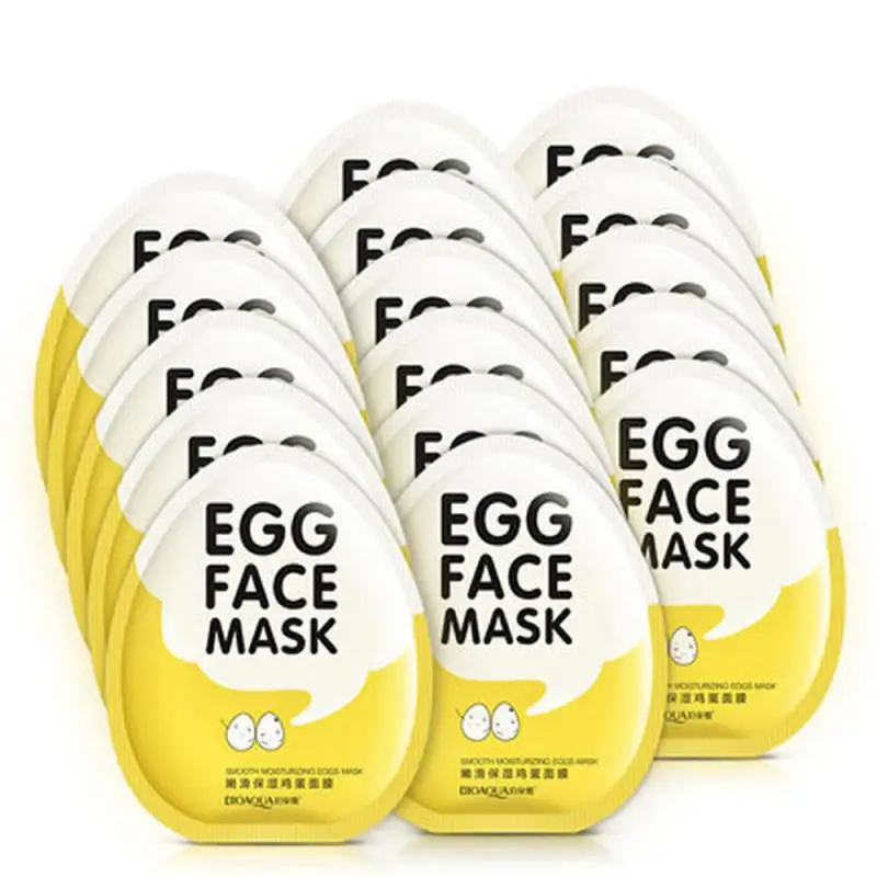BIOAQUA Egg маска для лица плавное увлажнение маски для лица контроль над маслом сужение пор осветление маска уход за кожей и 24K Золотая маска