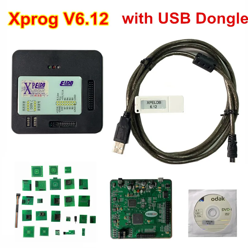 XPROG V6.12 X-PROG коробка Xprog ECU программист инструмент XProg ELDB V6.12 XPROG 6,12 XPROG M V6.12