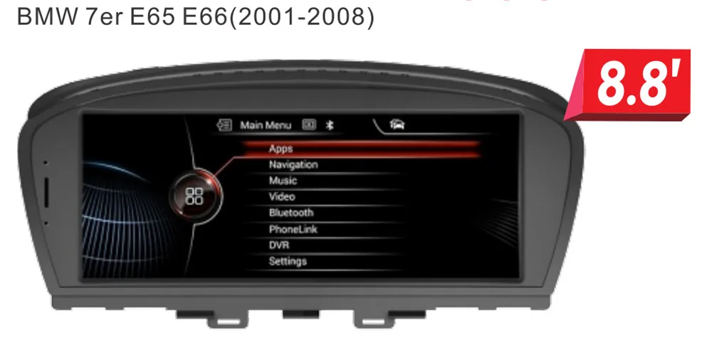 Автомобильный Dvd плеер 8 дюйма Android 9 0 gps навигация Радио для BMW 7 серии E65 E66 E67 E68 2001