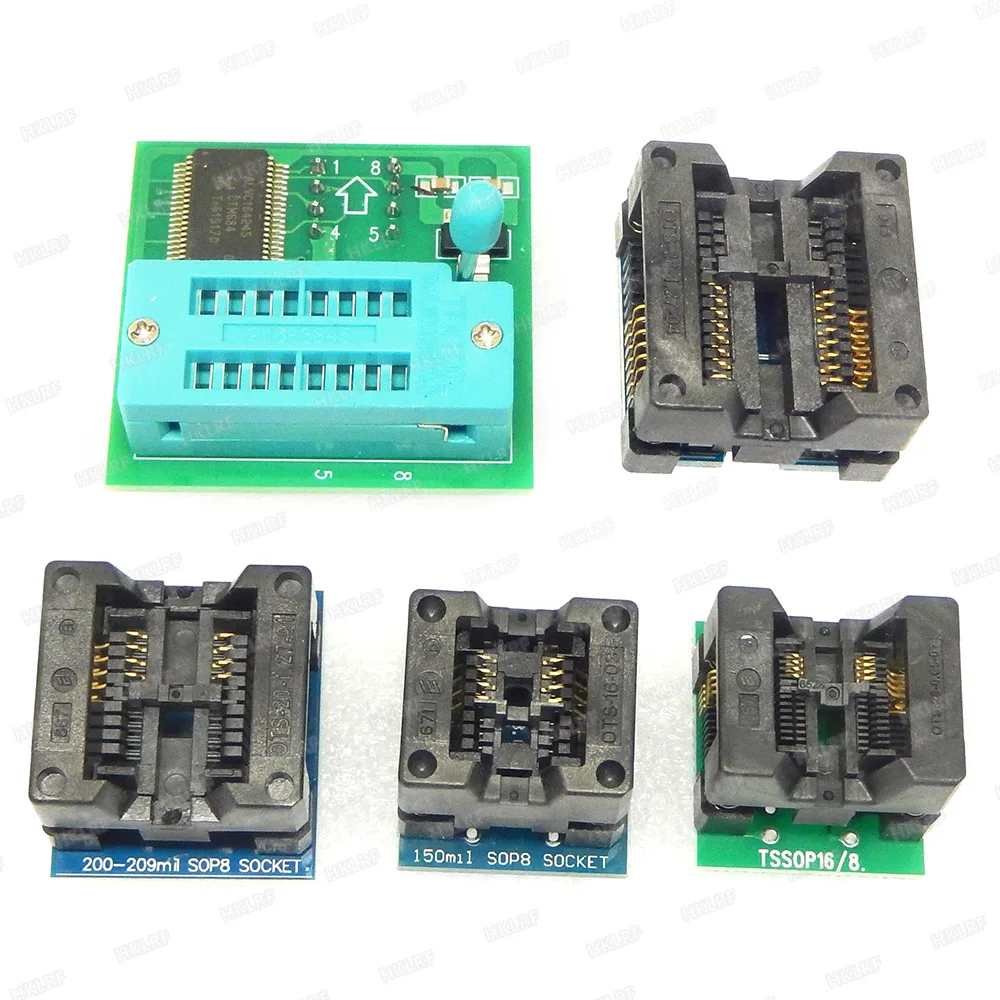 Новейшая версия EZP2019+ высокоскоростной USB SPI программист Support24 25 93 EEPROM 25 флэш-чип биос полный набор с 12 адаптером