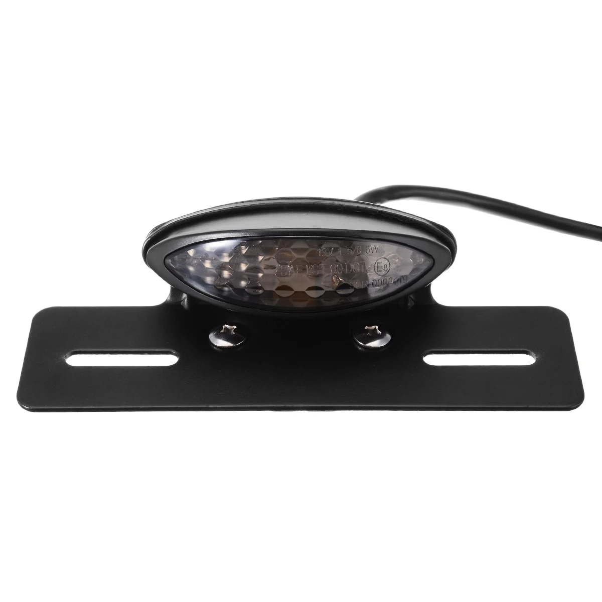 Mayitr 1pcs 12V 8+6 LED Motorcycle Tail Brake License Plate Lights Smoke Turn Signals Lamp For ATVs Dirt Bike Buggy