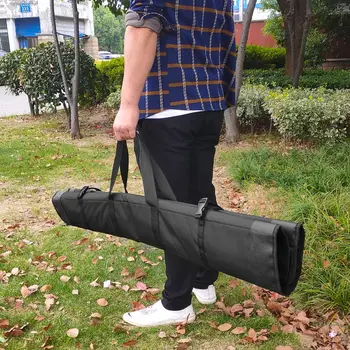 

High-quality Professional Durable 1.3M Fishing Rod Portable Folding Bag Pole Storage Case fishing rod Protectors