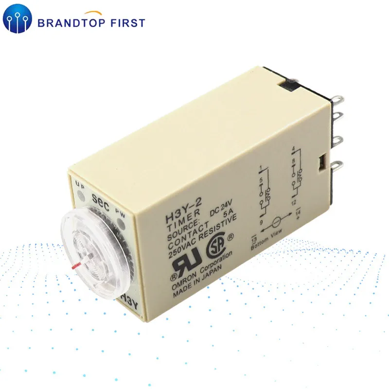 

H3Y-2 Timer Relay DC12V 0-10s 0-30s 0-60s Delay Time Relay Base Socket