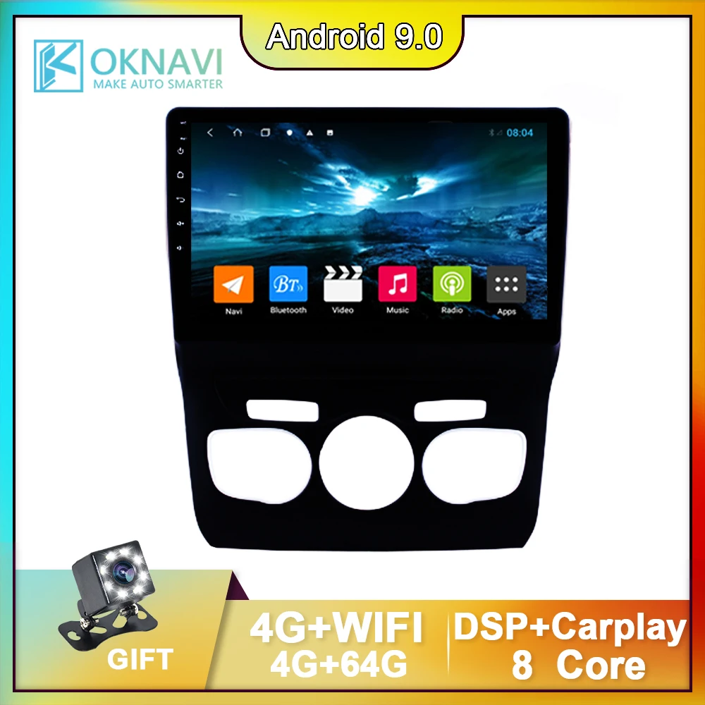 

For Citroen C4 2013-2016 2 Din 10 Inch Multimedia Player Auto Video Car Radio Android 9.0 WIFI 4G Accesorios DSP Support Camera