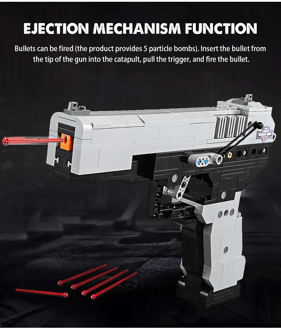 Оружие Пистолет Desert Eagle пистолет MK23 военная Вторая мировая война строительные