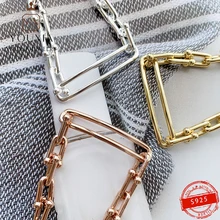 

A House 1:1 925 Sterling Silver Custom Pig Nose Sterling Silver Bracelet Men And Women Couple Gifts Luxury Personalized Jewelry