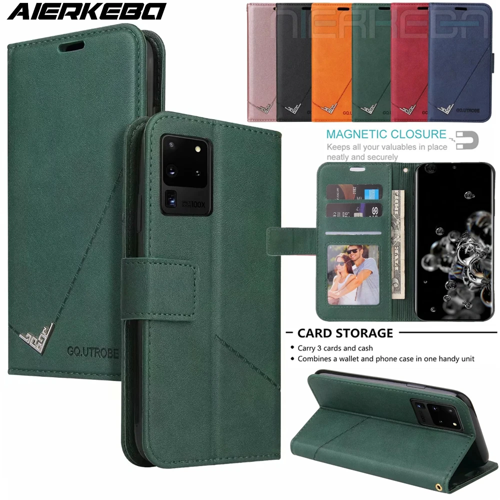Кожаный чехол для Samsung Galaxy Note20 S20 FE Ultra S10 S9 S8 Plus A21s A31 A41 A51 A71 A11 A40 A20 E A30 A50 A70 S