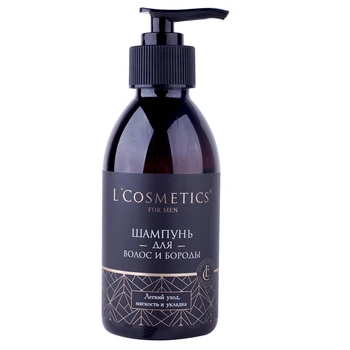 

L'COSMETICS shampoo, for hair and beard, 200 ml