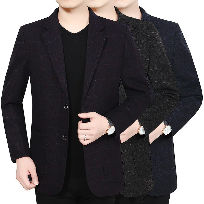 

Shanghai New Europe Sang 2020 Autumn And Winter West Jacket Middle-aged Suit Dad