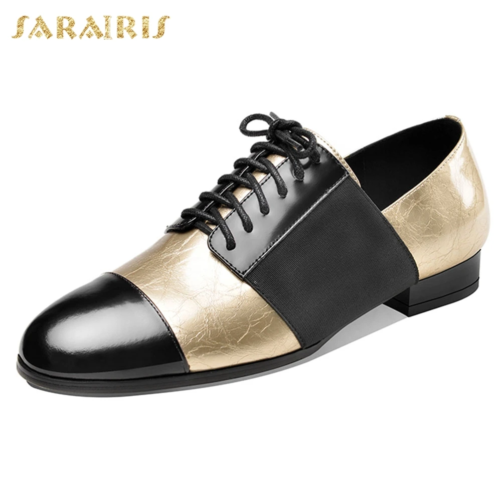 

Sarairis 2020 New Fashion Patent Leather Square Heels Office Lady Shoes Woman Pumps Lace-Up Comfortable Pumps Women Shoes