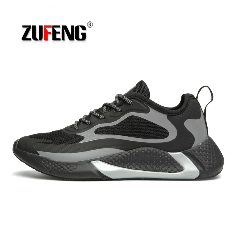 

2020 New Men's Running Shoes Spring Outdoor Sneakers Lightweight Reflective Mesh Athletic Shoes Gym Fitness Jogging Sport Shoes