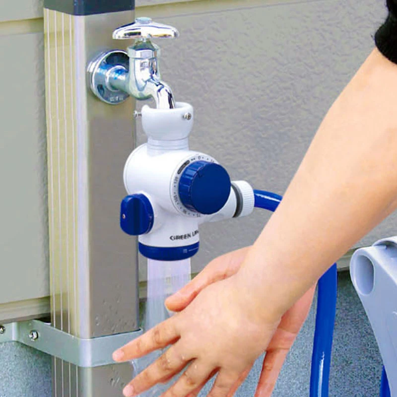 

Sprinkling Timer With Shower 2 Way Type Tap Adapter Valve Garden Hose Connector Faucet Switch Splitter Garden Irrigation G-BOOGE