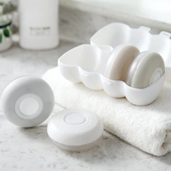 

4pcs/box Press portable refillable bottle travel seal shampoo shower gel storage box cosmetic empty bottle