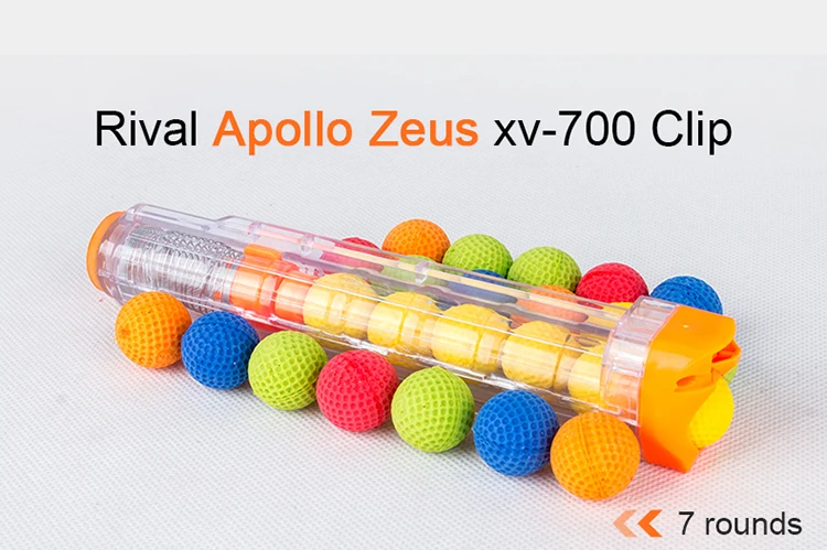 7 патронов пуля зажим для Nerf Rival Apollo XV-700 шариковые патроны для Rival Zeus Apollo игрушечный пистолет Дротика серии