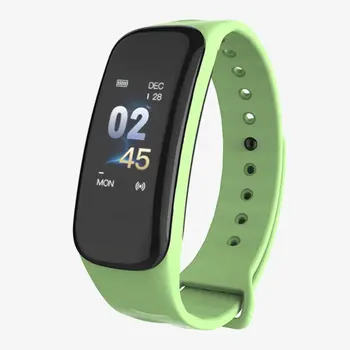 

Multifunctional C1plus Color Screen Smart Bracelet Heart Rate Monitoring Step Counter Anti-watercolor Screen Sports Bracelet