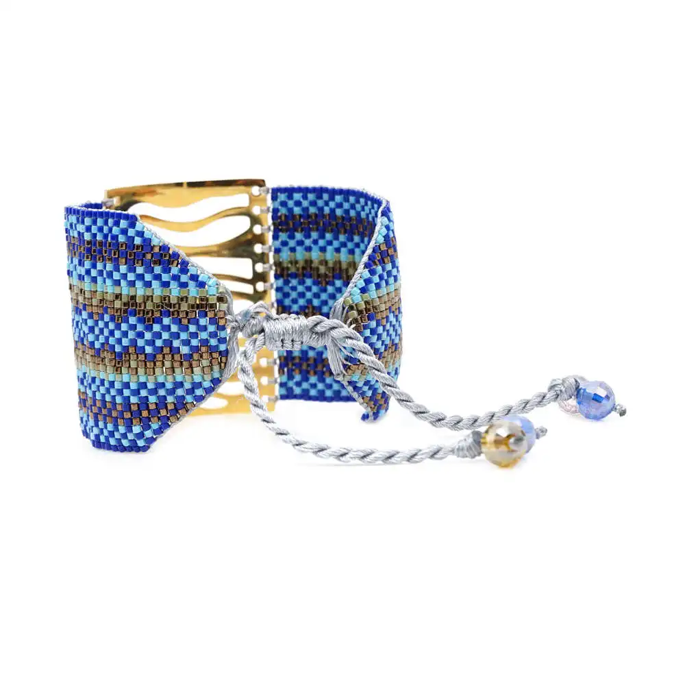 Go2boho богемные MIYUKI браслет женские небесно-голубые ювелирные изделия браслеты Pulseras Mujer Bileklik Instagram ручной работы ткацкие бусины
