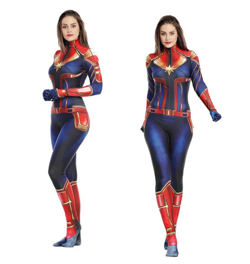 Superhero Women Movie Captain Cosplay Costumes Adult Children Jumpsuits  Halloween Party Girl Clothing Gift| | - AliExpress