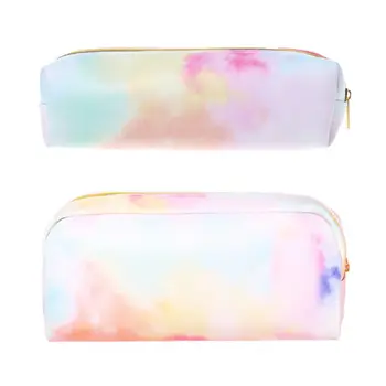 

Kawaii Pencil Case Colorful Pink Makeup Bag Pen Box Storage Pouch Case School Supplies Stationery