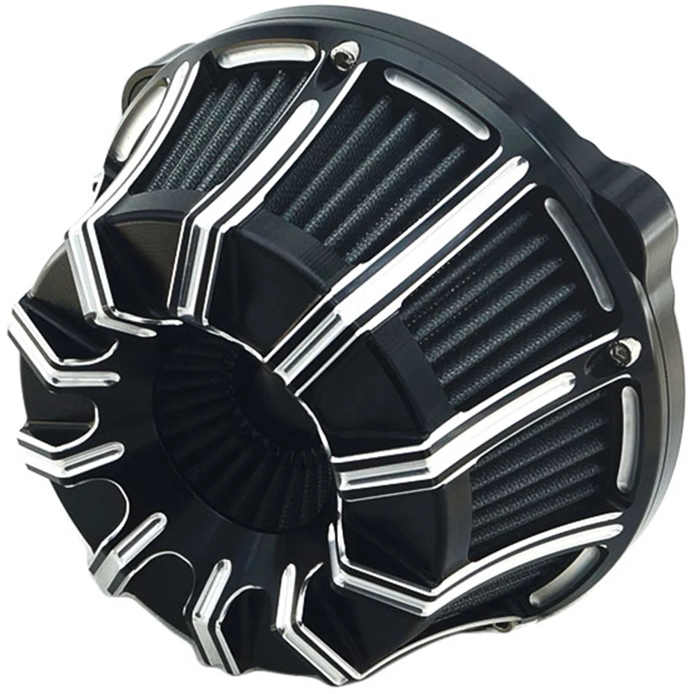 Воздушный фильтр Впускной Cnc Cut мотоцикл очиститель комплект для Touring Softail