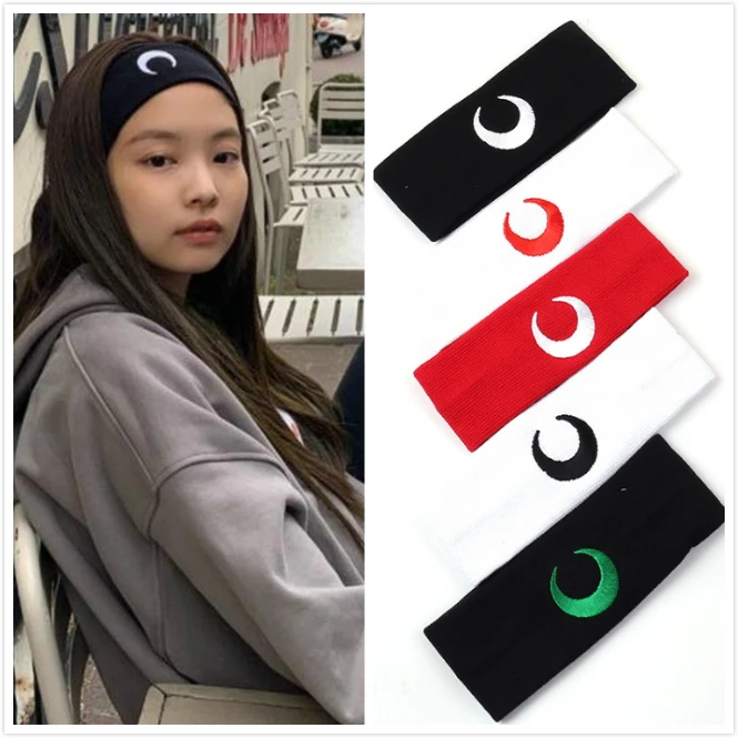1 шт. kpop Дженни Новый ЛУНА модная лента для волос резинки на мягкой подошве