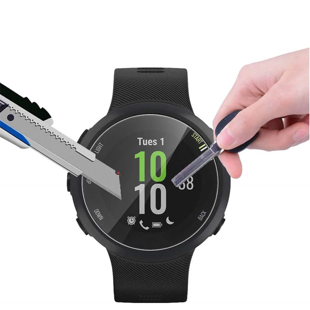 Ouhaobin, 3 шт., для Garmin forerunner 45/S, прозрачная пленка, закаленное стекло, Защитная пленка для часов, умные часы, аксессуары