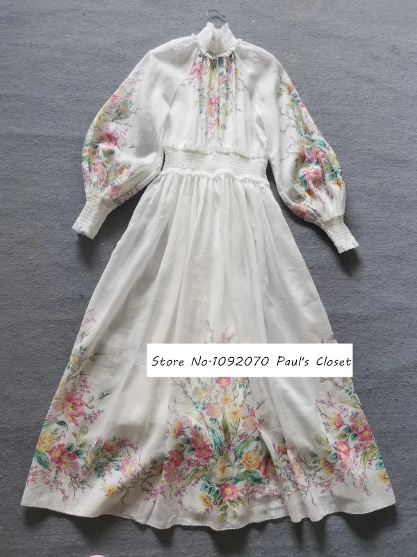 LILYPAUL Женское Платье макси с цветочным принтом S2016T1830