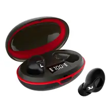 A1 TWS Sports Headset Stereo Noise Cancelling Bluetooth 5.0 Music Earphone With LED Display 300mAh Charging Box PTCS