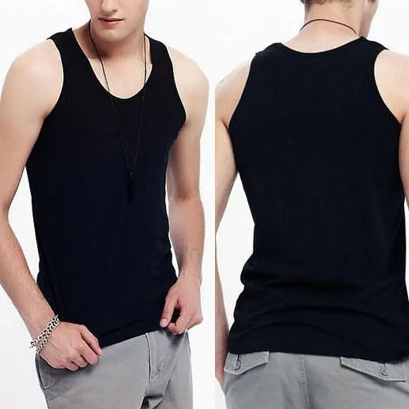 Летние мужские безрукавки Стрингер майка повседневные спортивные жилеты рубашки 03KF